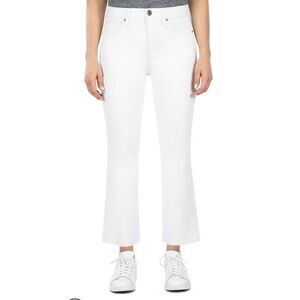 WHETHERLY Daniel High Rise Bootcut White Jeans. Size 28/6